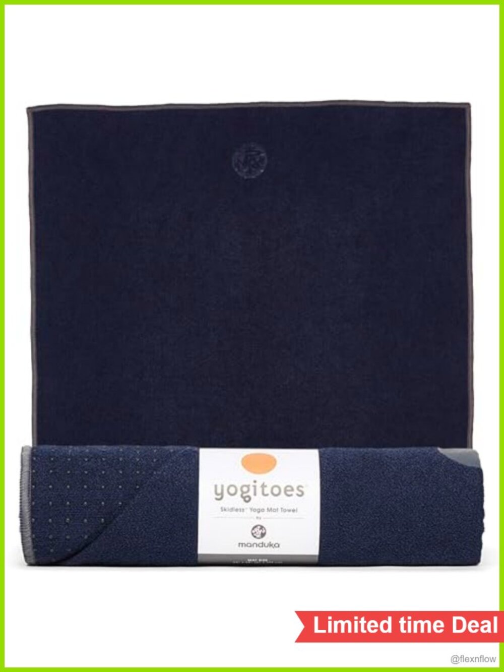 Yoga Mat Towel Skidless Non Slip Hot Yoga Sweat Absorbent 79x24